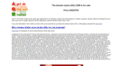 Desktop Screenshot of lksl.com